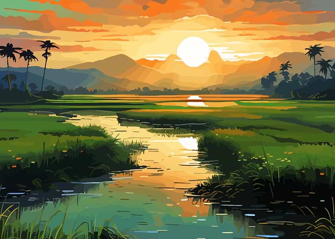 Rice Field Beauty