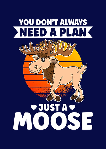 Funny Moose Cute Moose