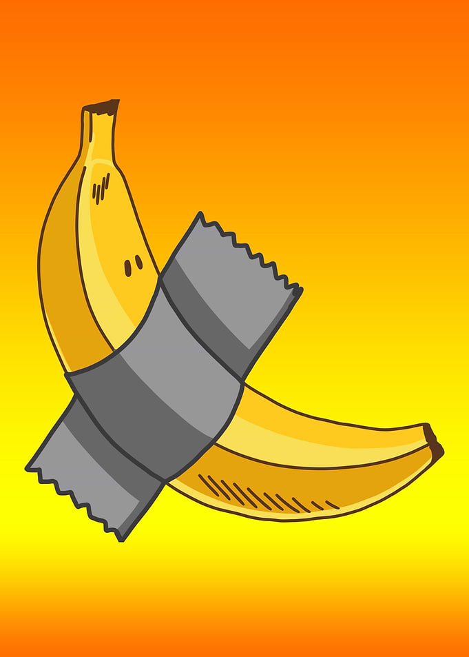 BANANA FRUIT Taped Art