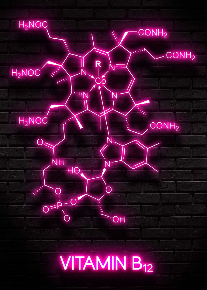 neon vitamin b12 chemical