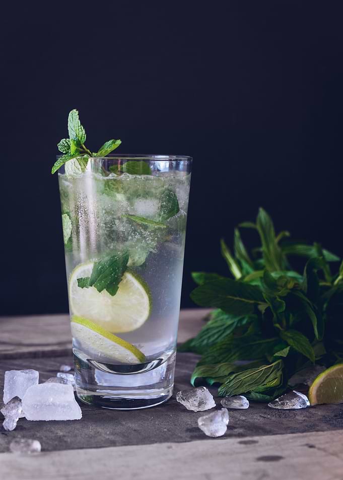 Drink Mint and Food
