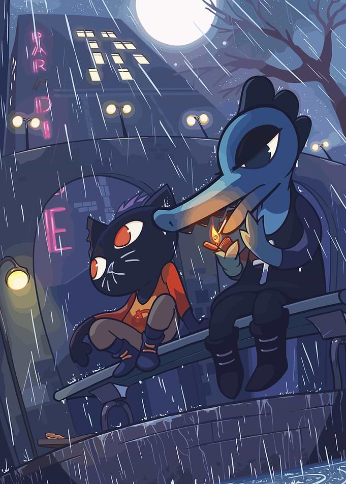 night in the woods
