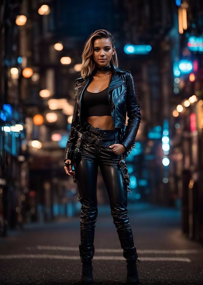 On the city night