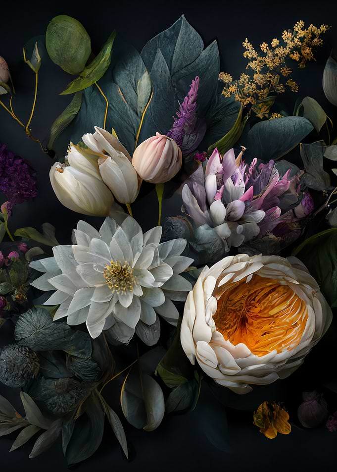 Realistic Flower Art