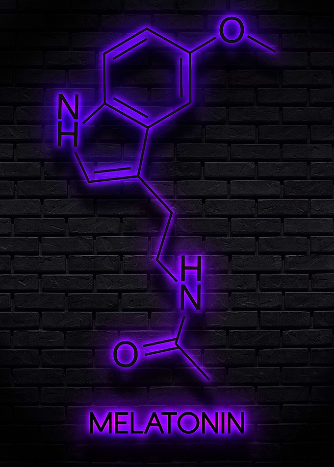 neon melatonin chemical