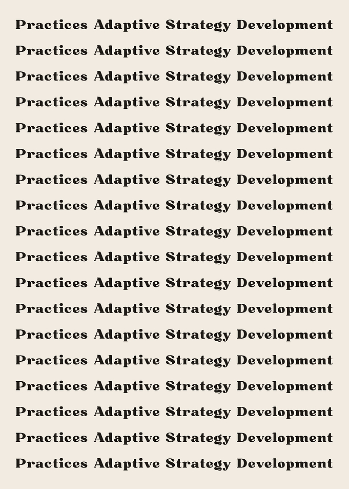 Practices Adaptive Strateg