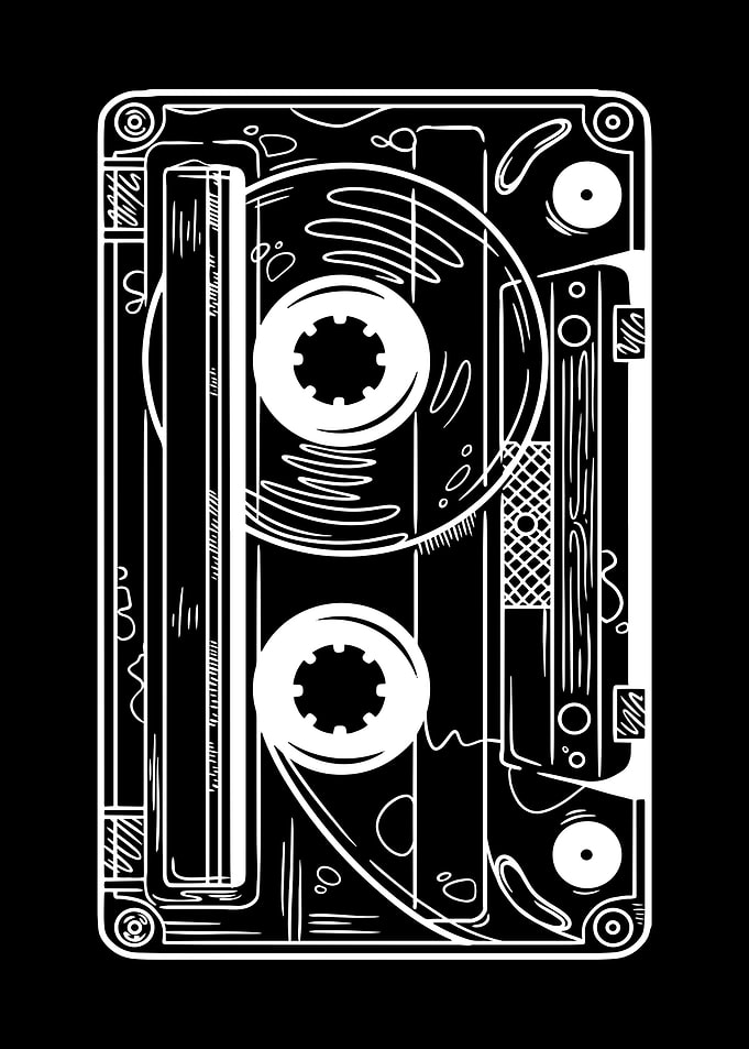 Audio Cassette Music Tape