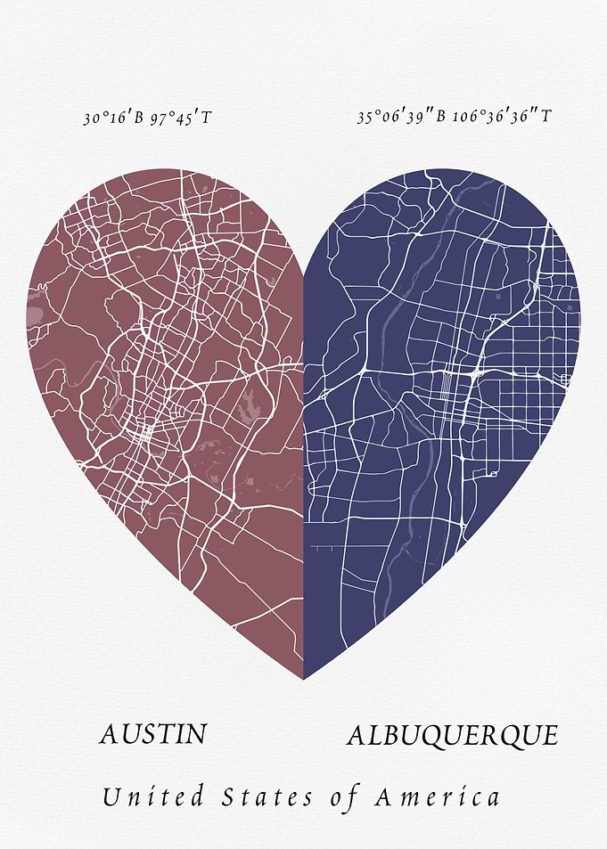 Austin and Albuquerque