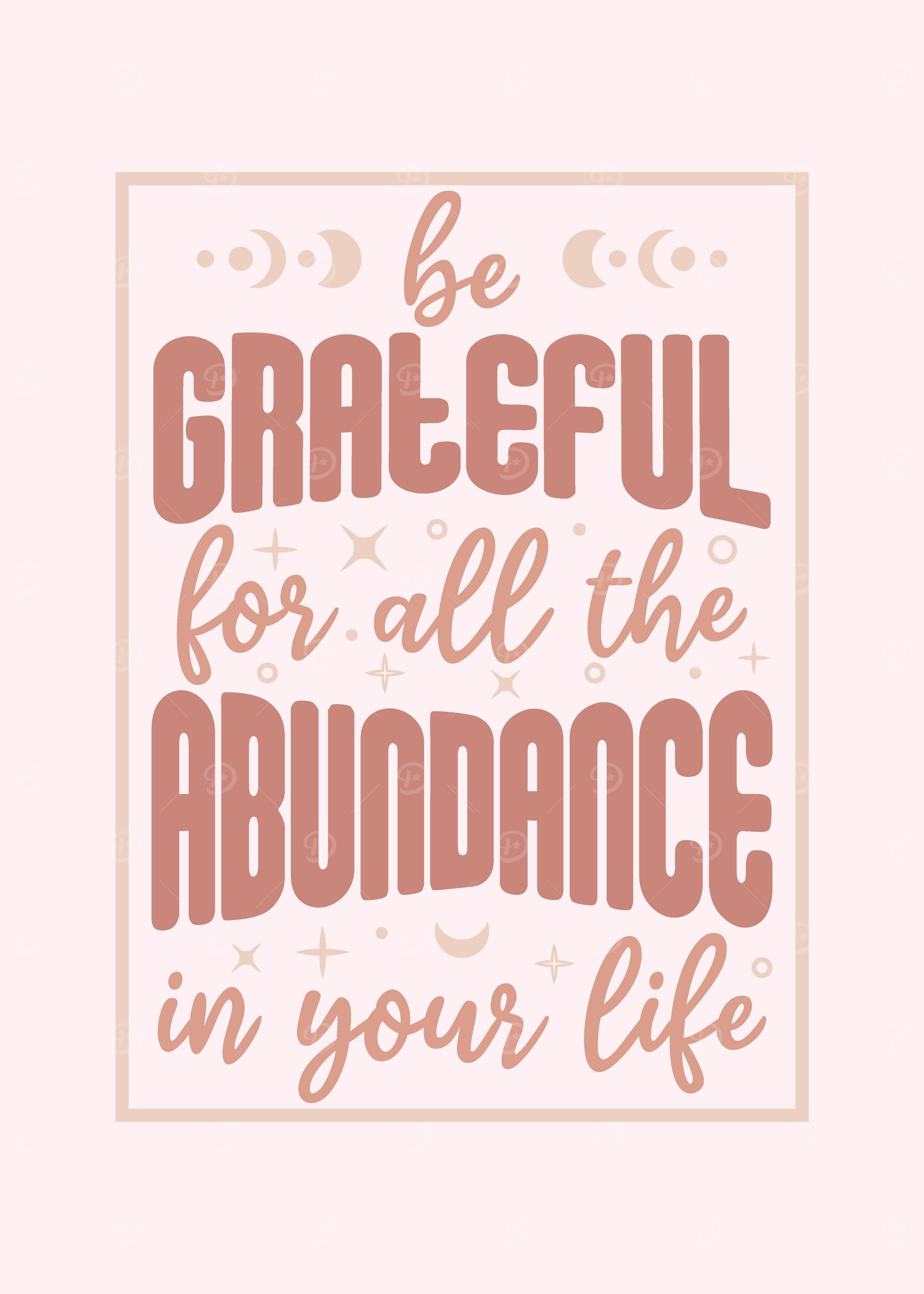 Be Grateful Quote