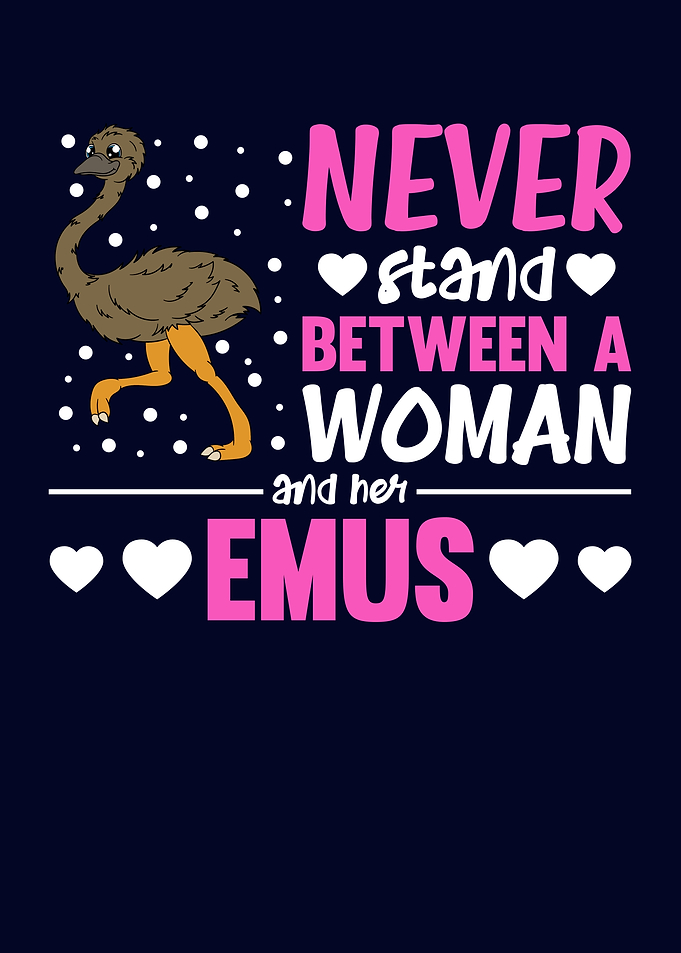 Funny Emu Bird