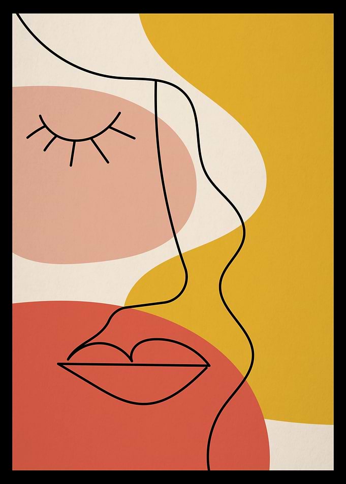 Abstract Face Art