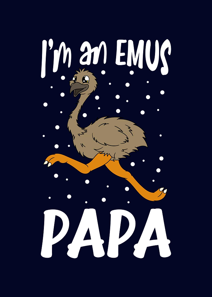 Funny Emu Bird