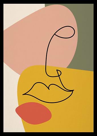 Abstract Face Art