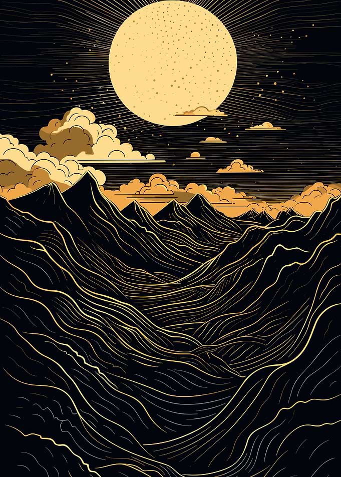 Gold Lansdscape
