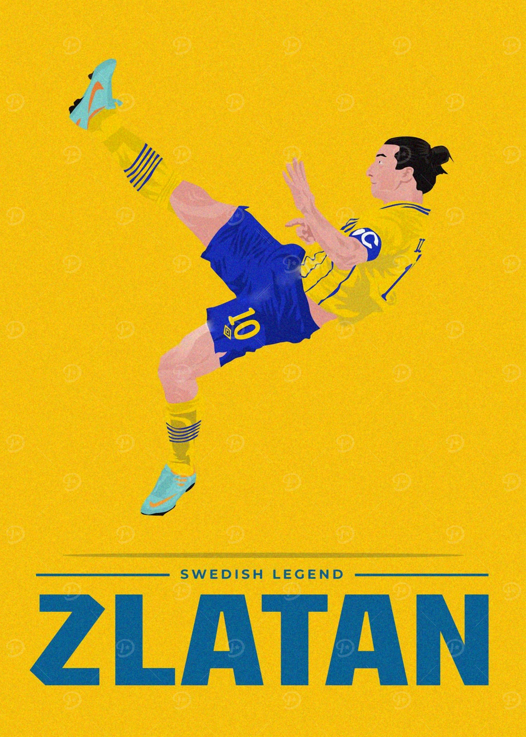 Zlatan Ibrahimovic Poster