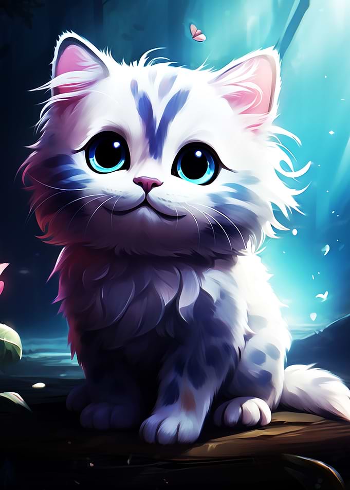 CUTE CAT COMES TO ROOM