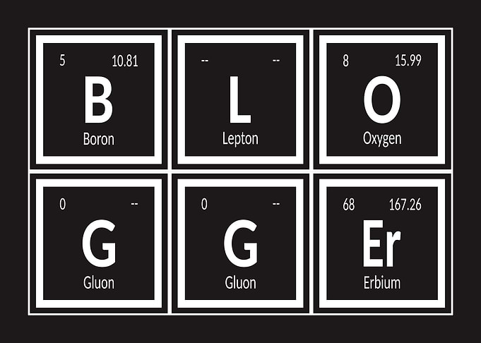 Blogger Periodic Table