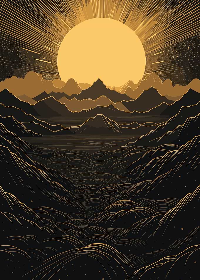 Gold Lansdscape