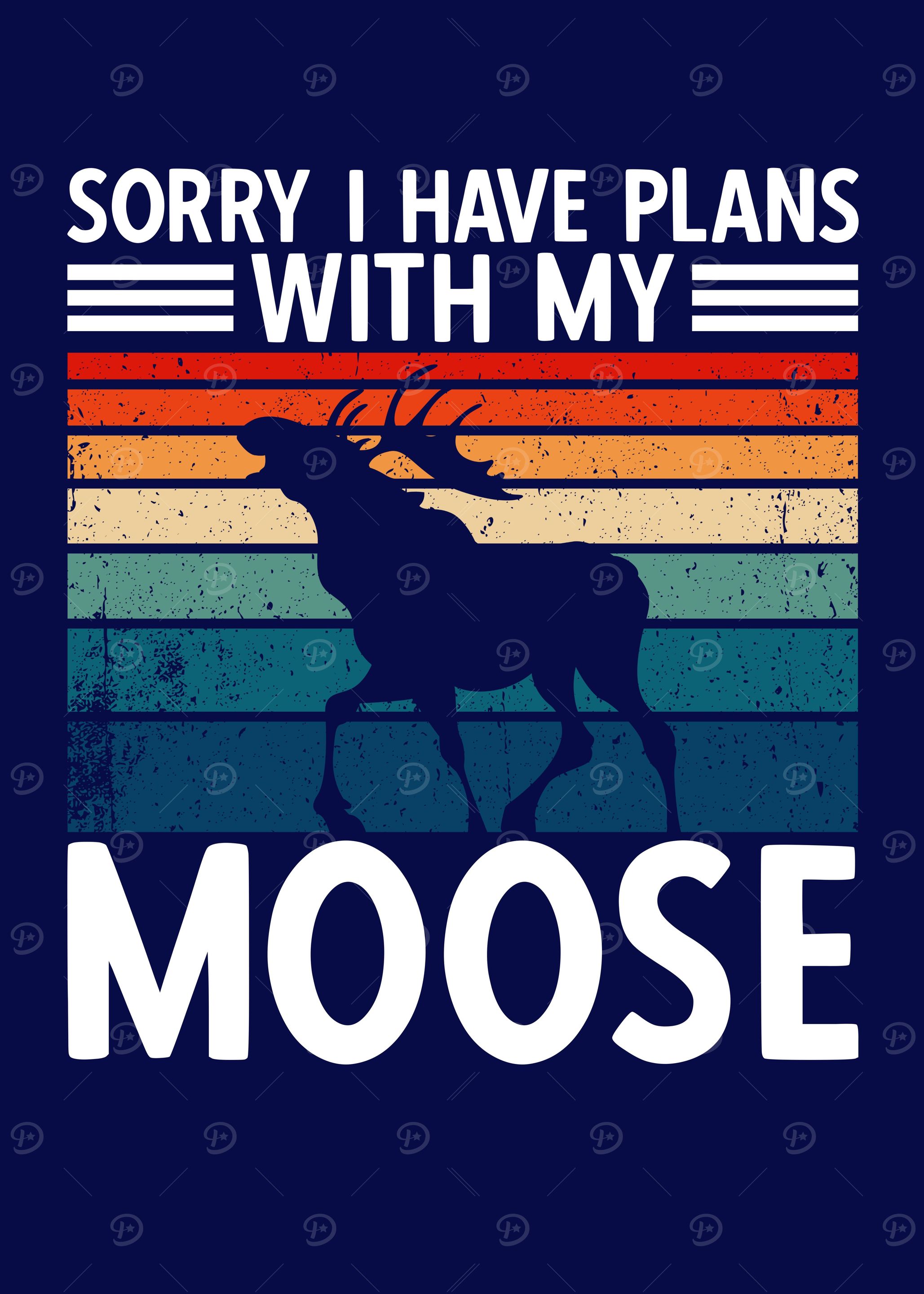 Funny Moose Cute Moose