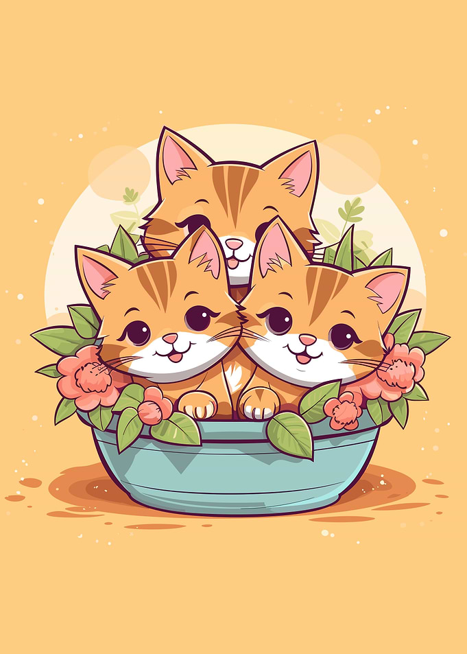 Cats Kawaii Animals
