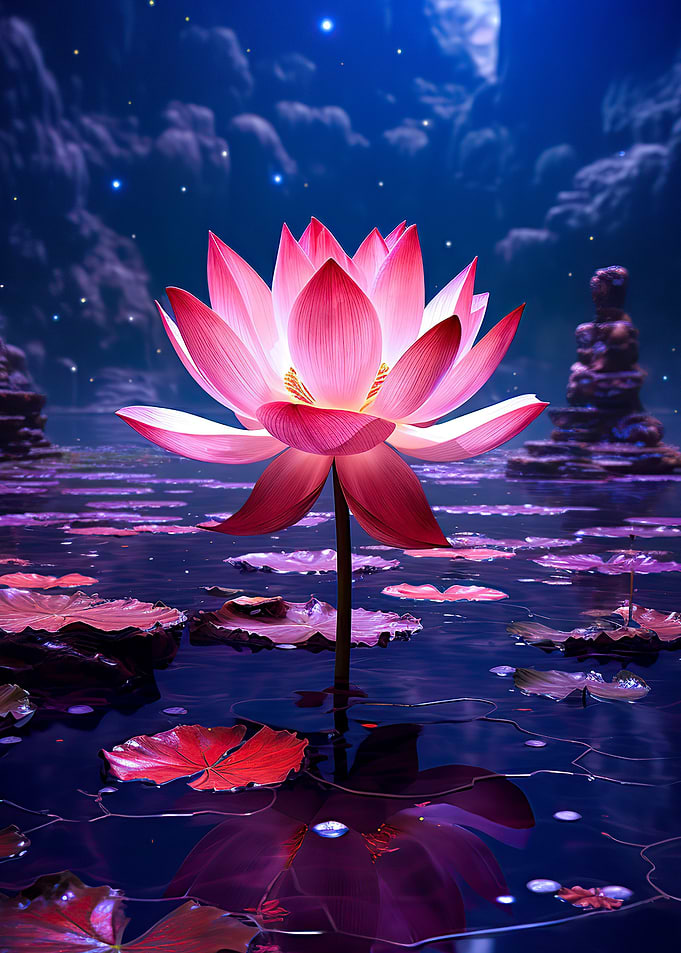 magical lotus bloom