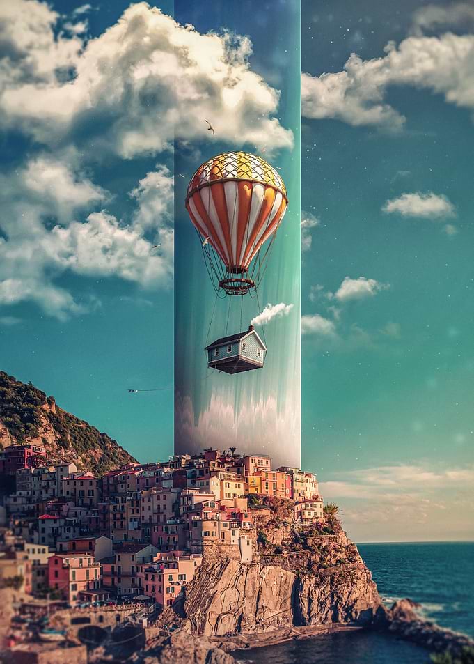Flying house