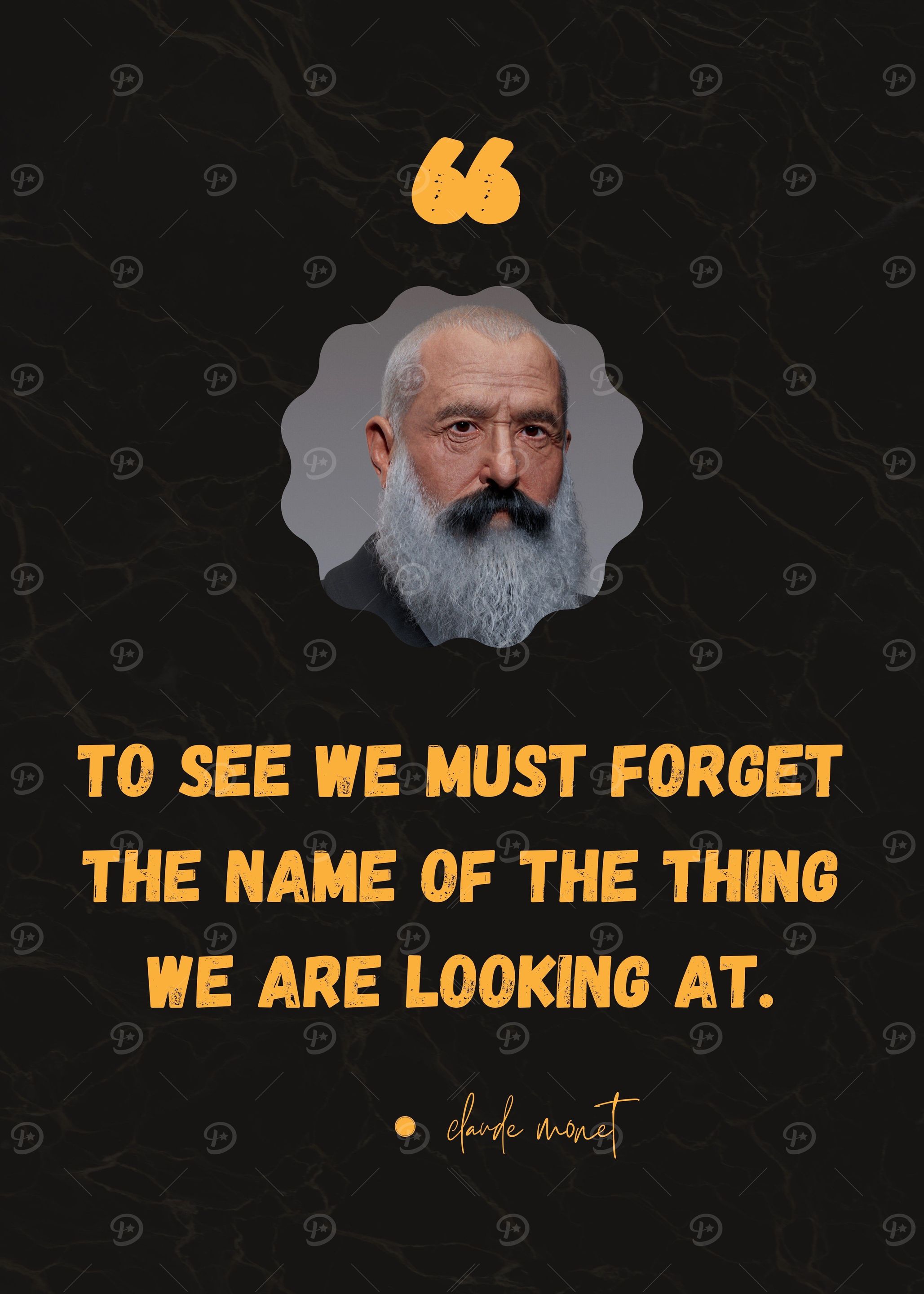 Quote Monet Art
