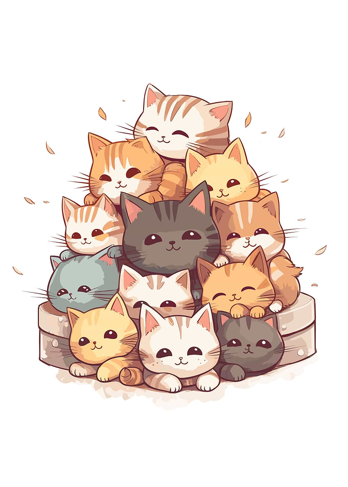 Cats Kawaii Animals