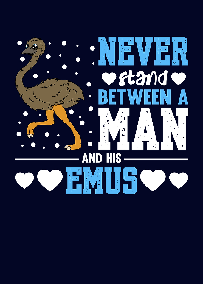 Funny Emu Bird