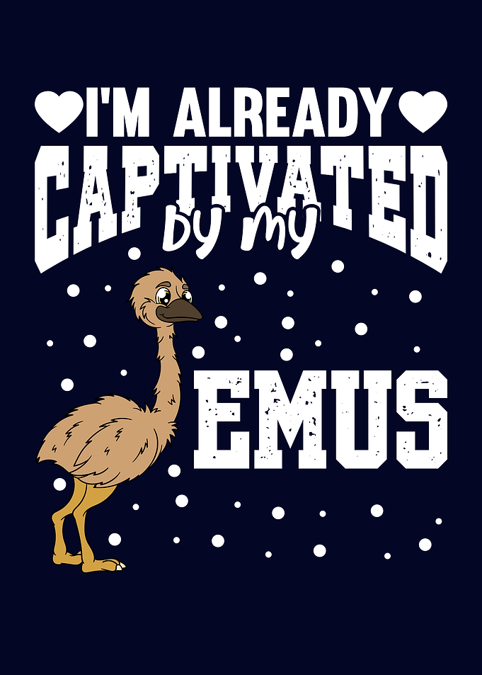 Funny Emu Bird