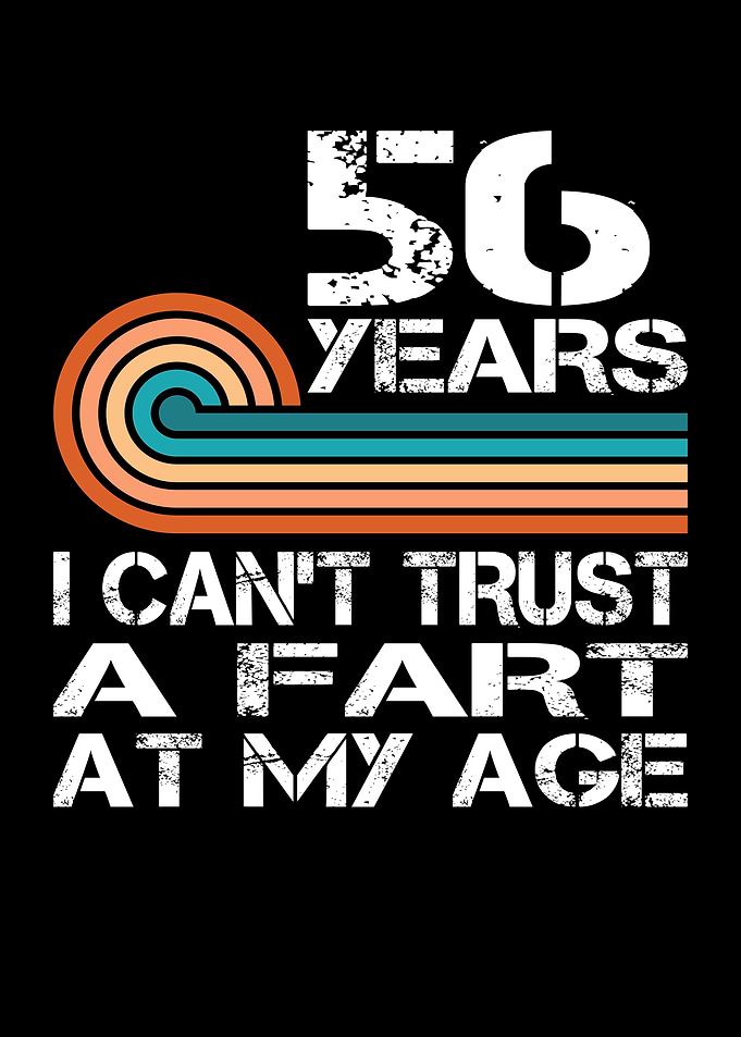 56 Years Old Birthday 56