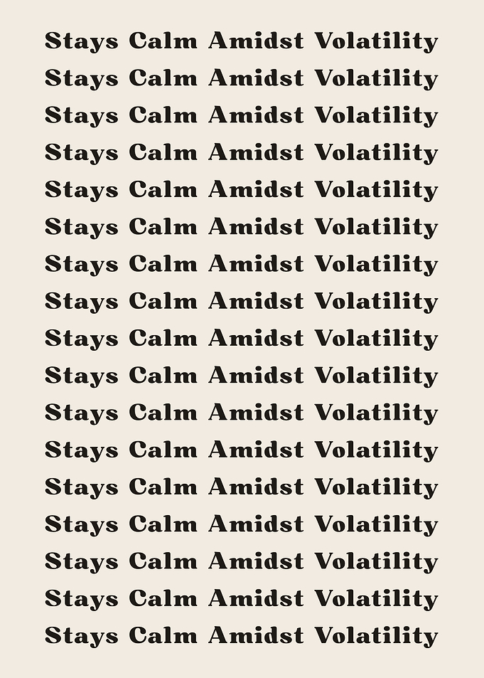 Stays Calm Amidst