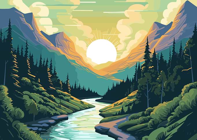 Beautiful Valley Mountain