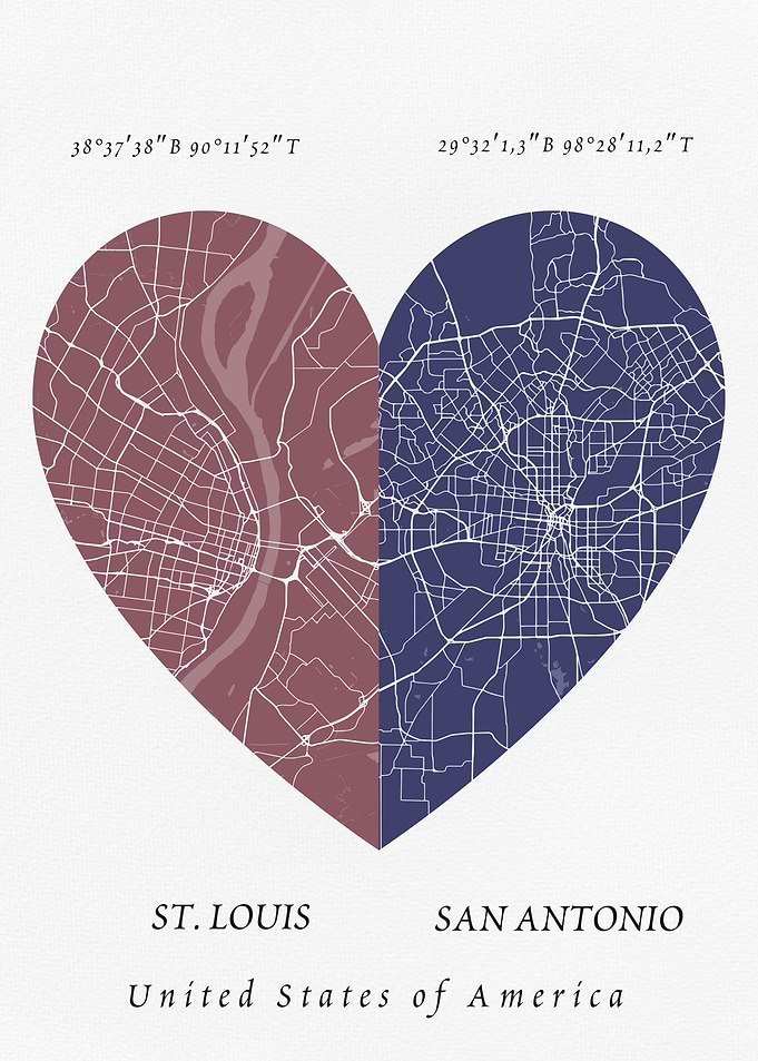 St Louis and San Antonio