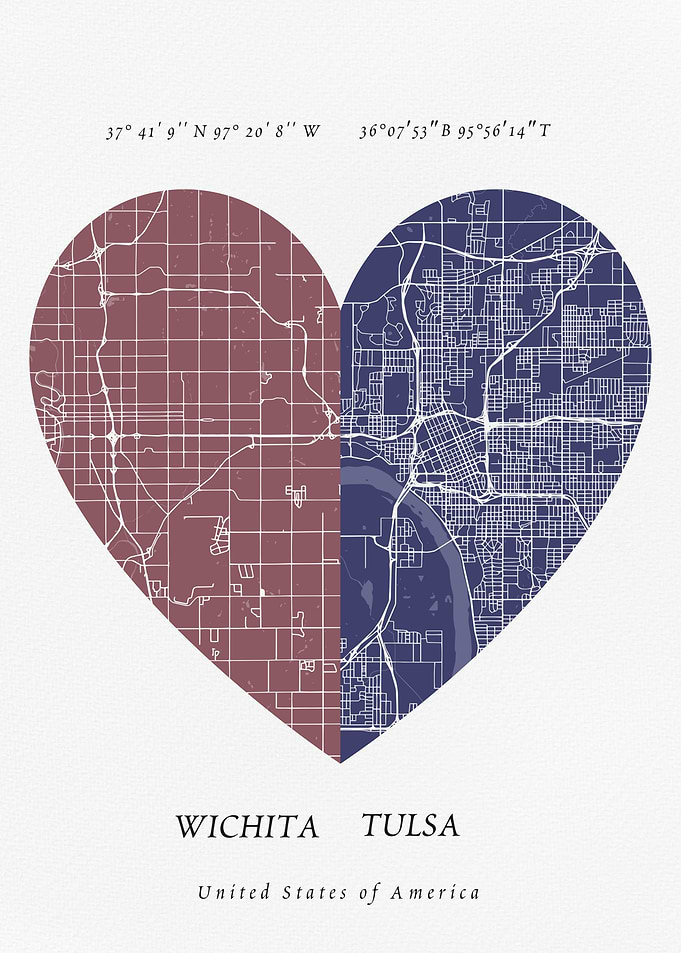 Wichita and Tulsa