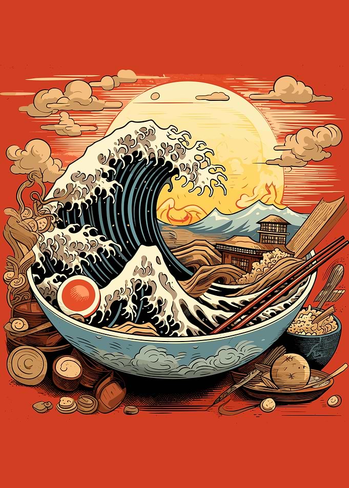 ramen bowl art