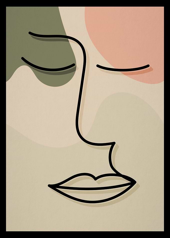 Abstract Face Art