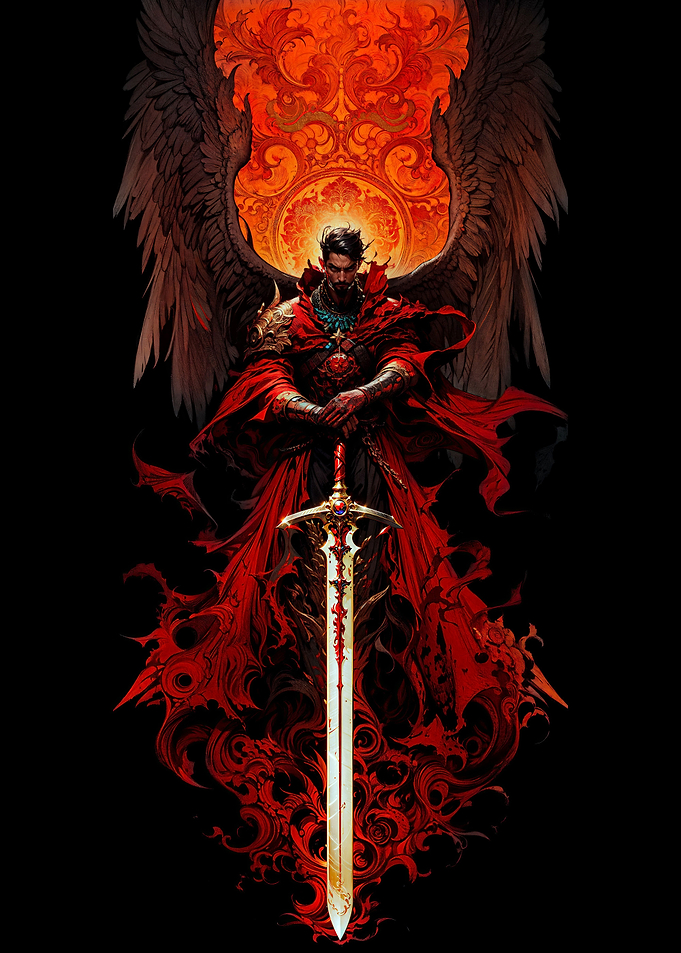 Lucifer Evil Blood Angel