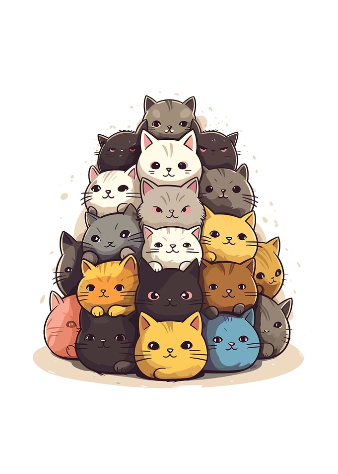 Cats Kawaii Animals