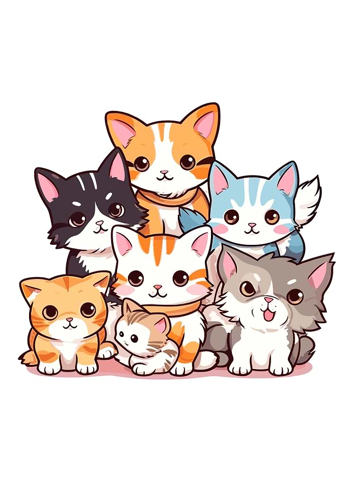 Cats Kawaii Animals