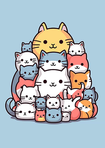 Cats Kawaii Animals