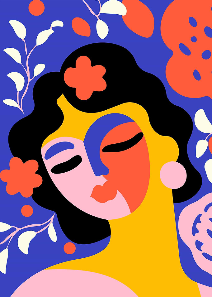 Colorful Woman