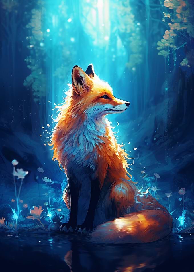 Fox In Forest