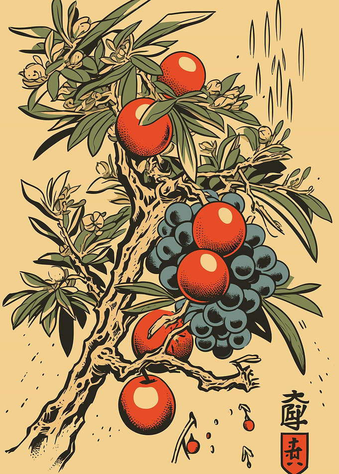 Fruit Japanese Vintage