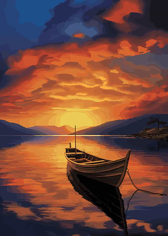Boat Sunset