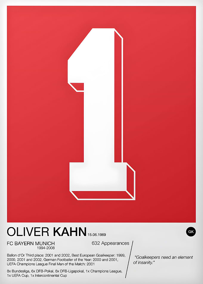 Oliver Kahn Poster