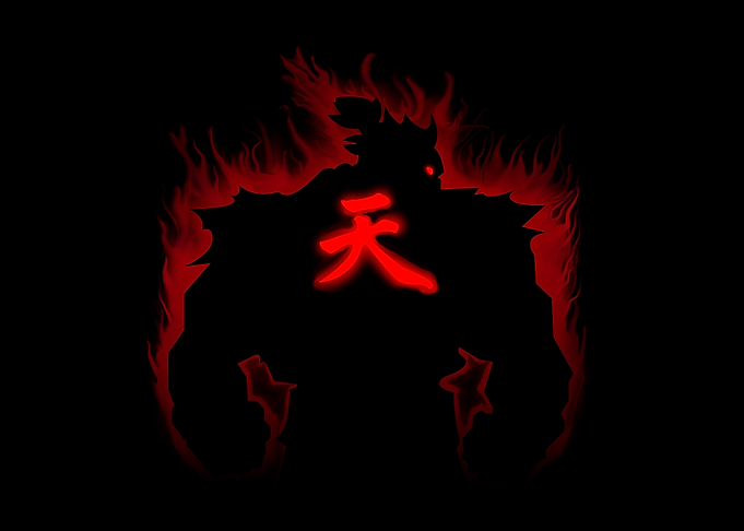 Akuma Dark Evil Fighter
