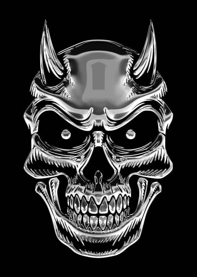 glass skull