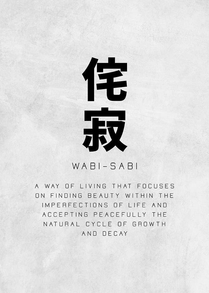 Wabi Sabi Japanese Phrase