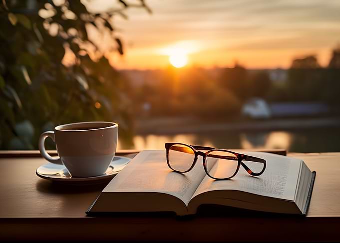 Coffee in the morning